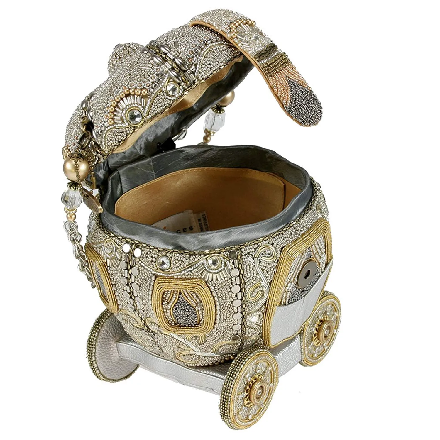 Mary Frances Before Midnight Carriage Special Bag Handbag Gold Cinderella New