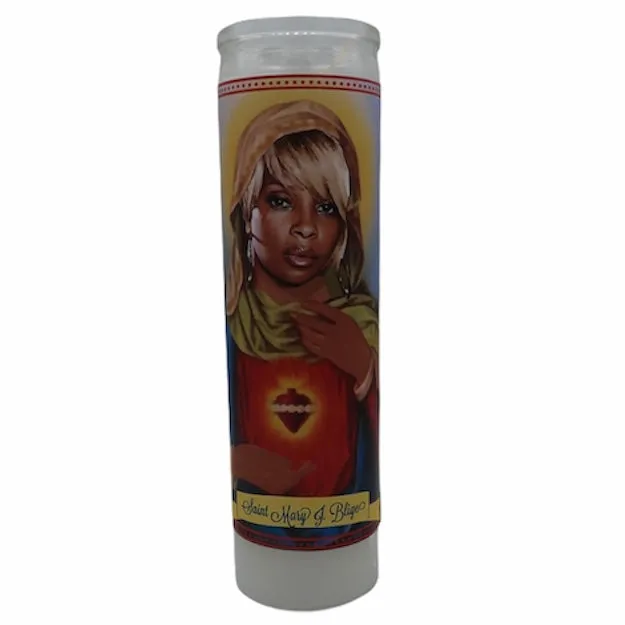 Mary J. Blige Devotional Prayer Saint Candle
