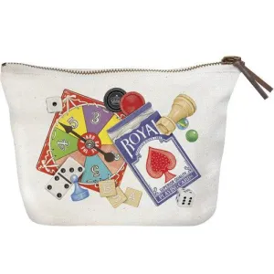 Mary Lake Game Pieces Canvas Pouch