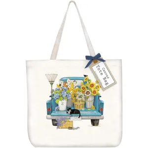Mary Lake Thompson Flower Truck Tote Bag