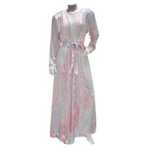 Mary Mcfadden 1980s Printed Robe