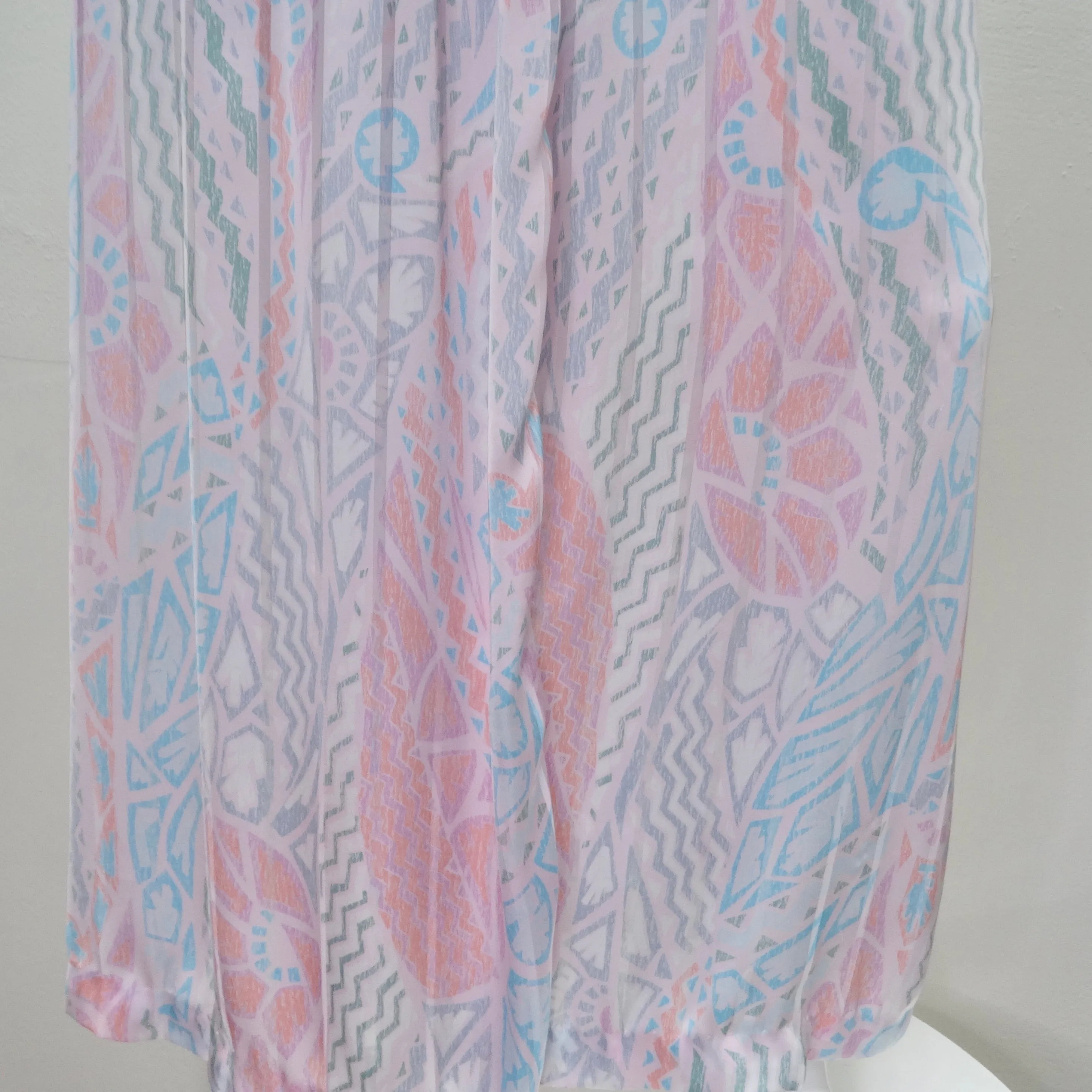 Mary Mcfadden 1980s Printed Robe