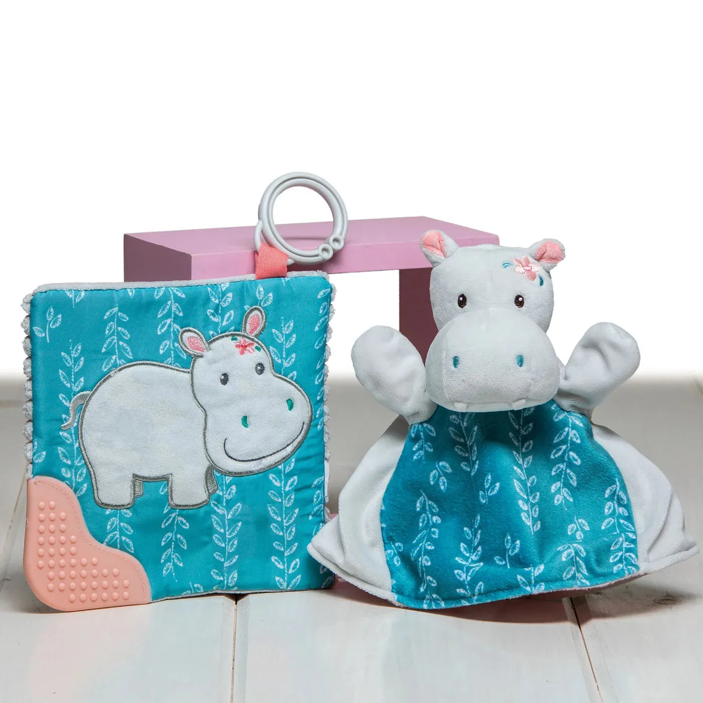 Mary Meyer Crinkle Teether - Jewel Hippo