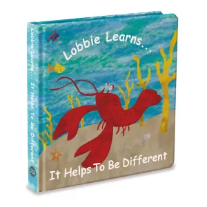 Mary Meyer Lobbie Learns…It Helps to Be Different Large Board Book – 8×8″