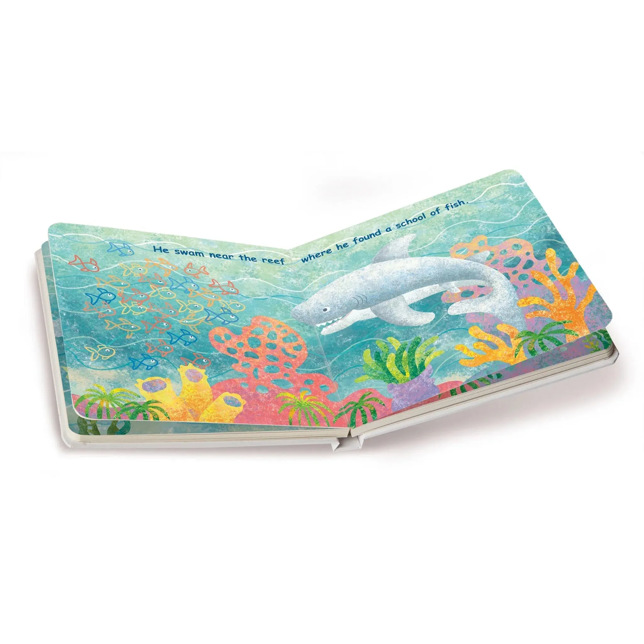 Mary Meyer Sharkie & the Fearless Fish Large Board Book – 8×8″