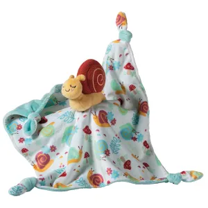 Mary Meyer Skippy Snail Character Blanket – 13×13″