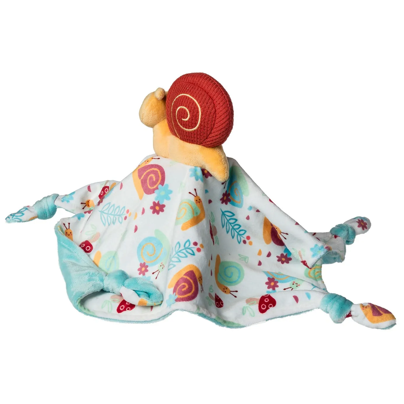 Mary Meyer Skippy Snail Character Blanket – 13×13″