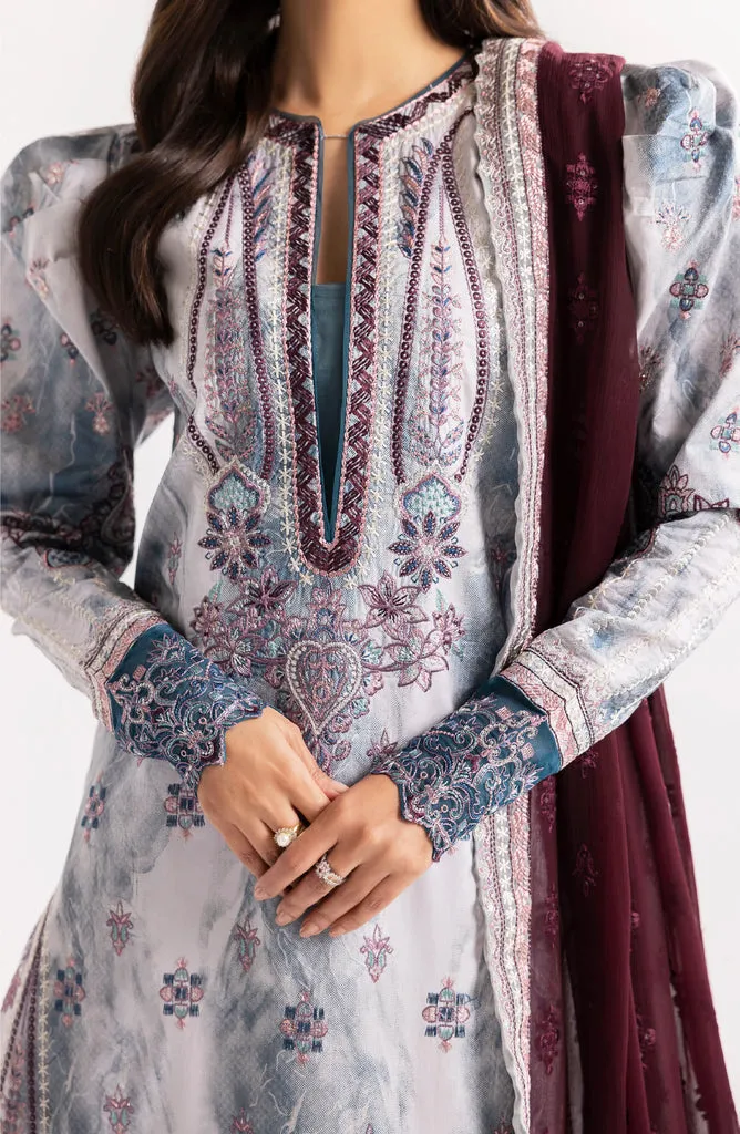 MARYUM & MARIA | Premium Lawn'24 | JAHANARA |  MS24-590