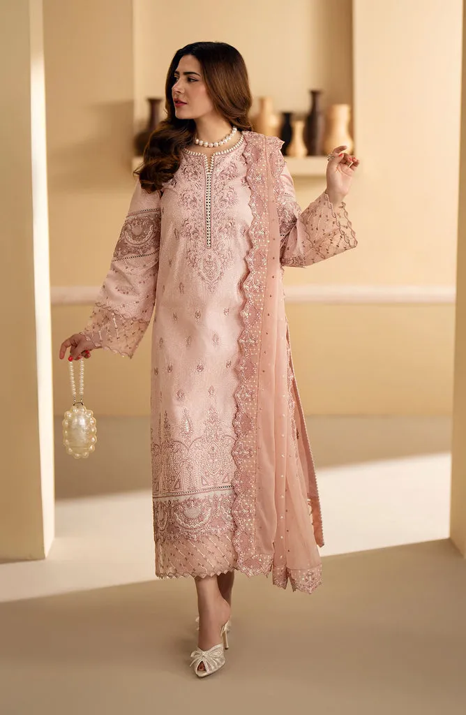 MARYUM & MARIA | Premium Lawn'24 | PEACH WHIP| ALYONA MS24-630