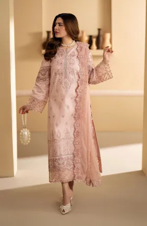 MARYUM & MARIA | Premium Lawn'24 | PEACH WHIP| ALYONA MS24-630