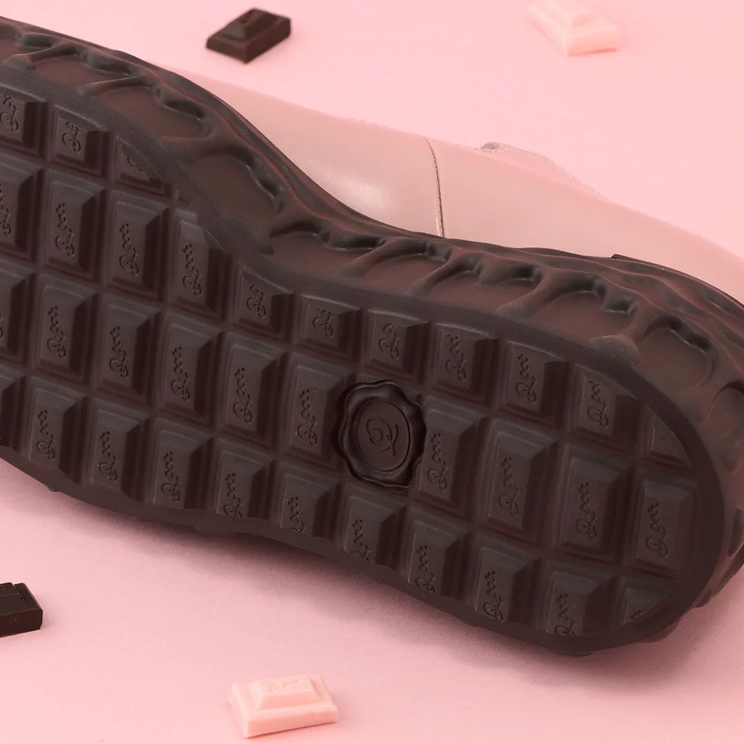 Melting Chocolate Leather Mary Jane (Pale Pink)【Japan Jewelry】