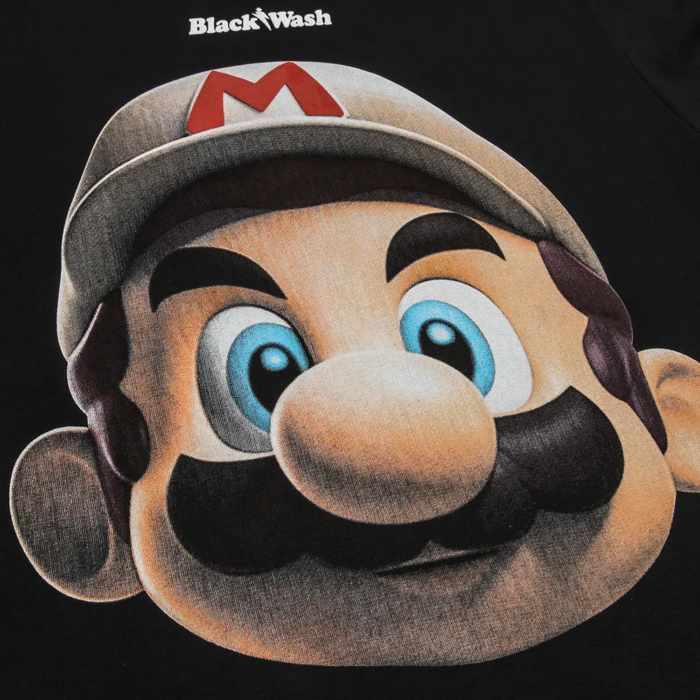 Men Long Sleeve T Shirt Cartoon Super Mary Printed T-shirt