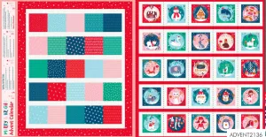 Merry & Bright Advent Calendar panel