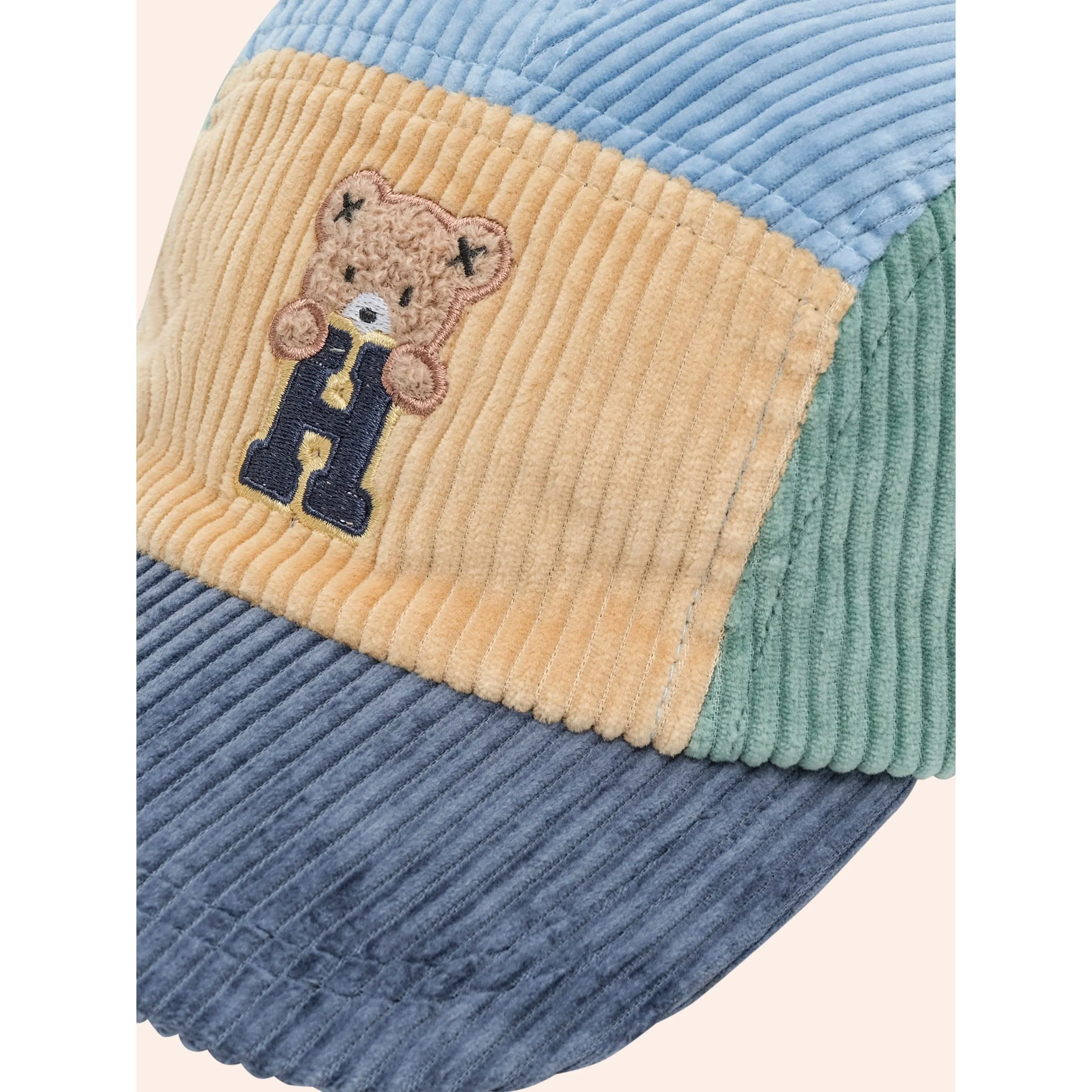 Midnight Colour Block Cord Cap