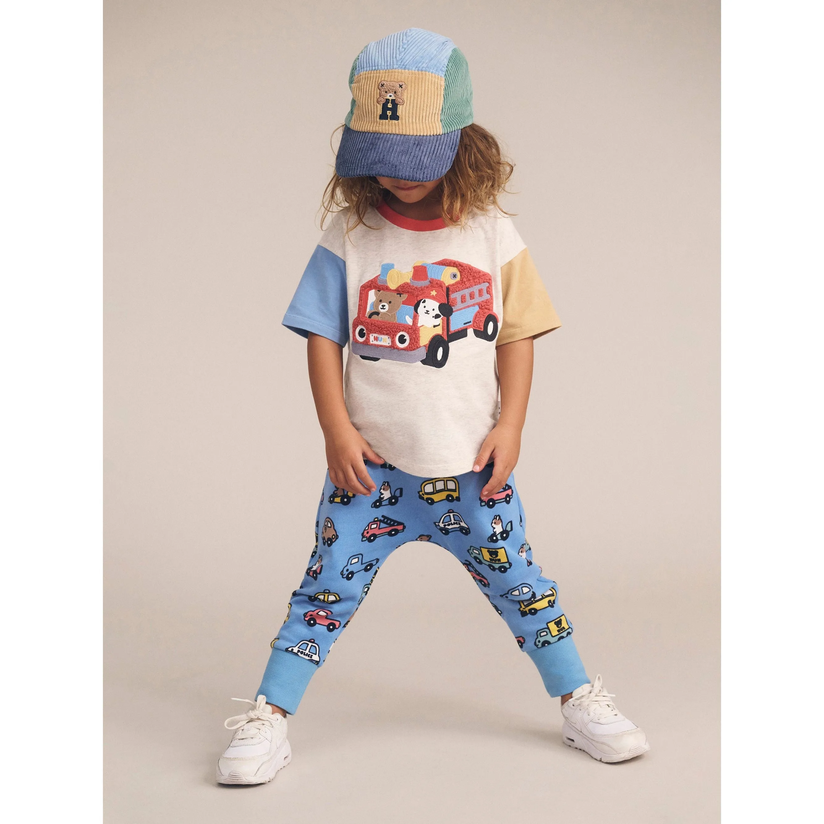 Midnight Colour Block Cord Cap