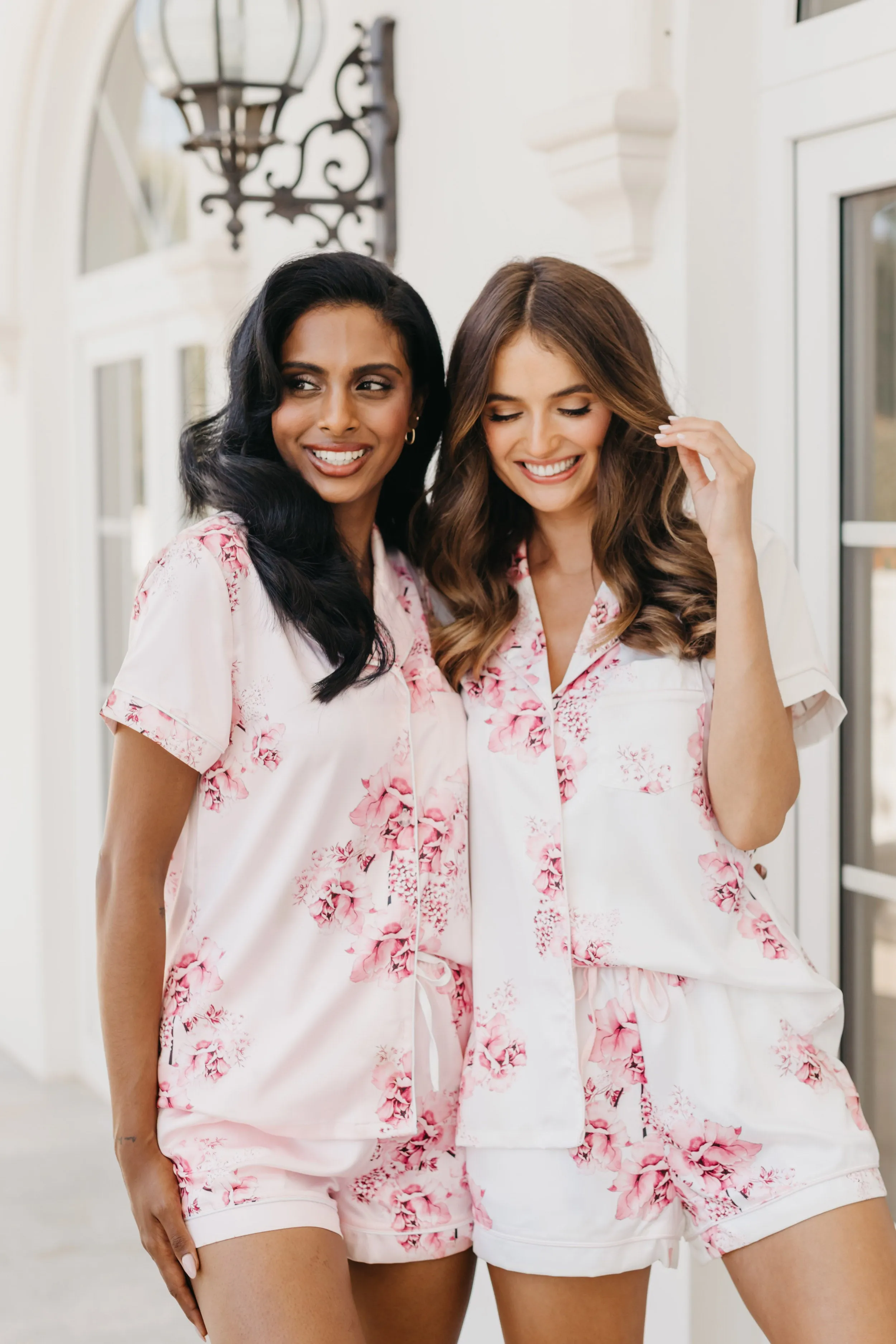 Mileva Bouquet De Fleur Printed PJ Set