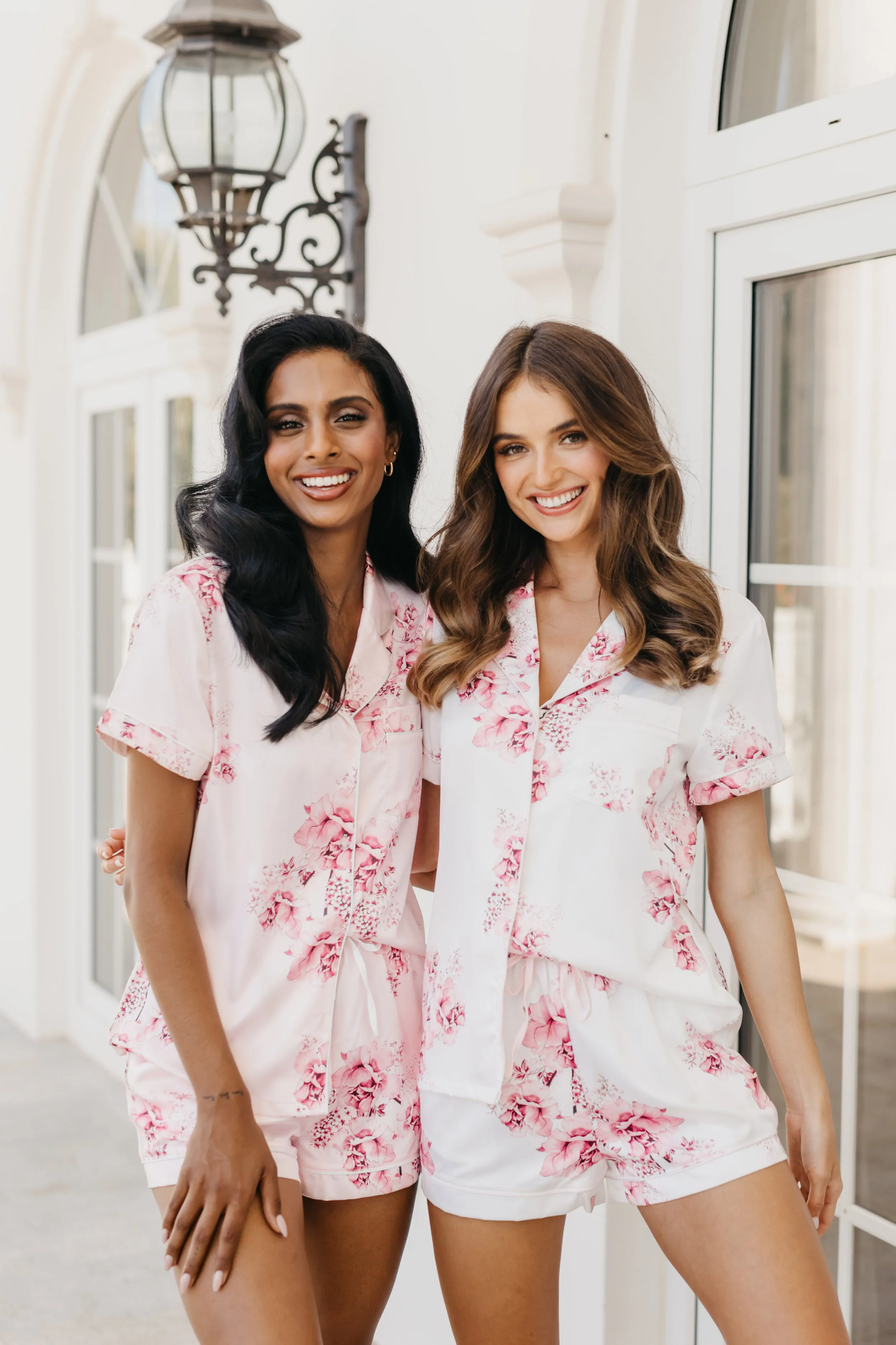 Mileva Bouquet De Fleur Printed PJ Set