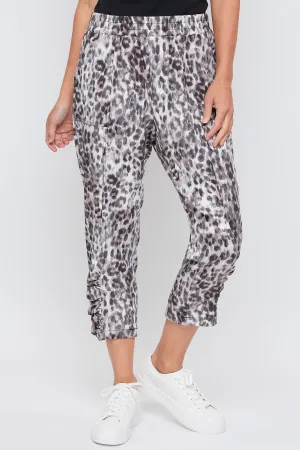 Missy Elastic Waist Flood With Side Ruching Ankle Detail, Pack Of 6