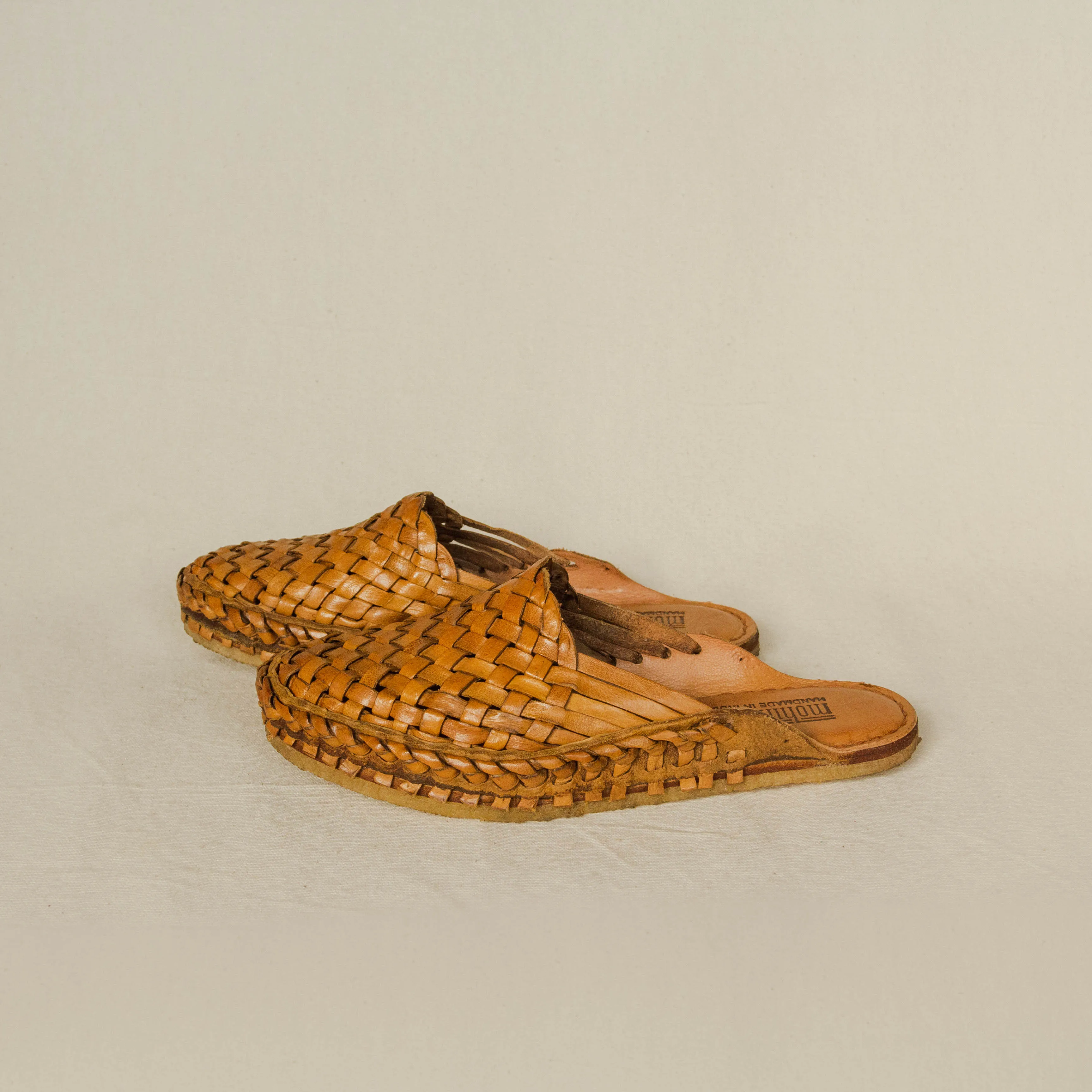 Mohinders Women's Woven Slides in Honey