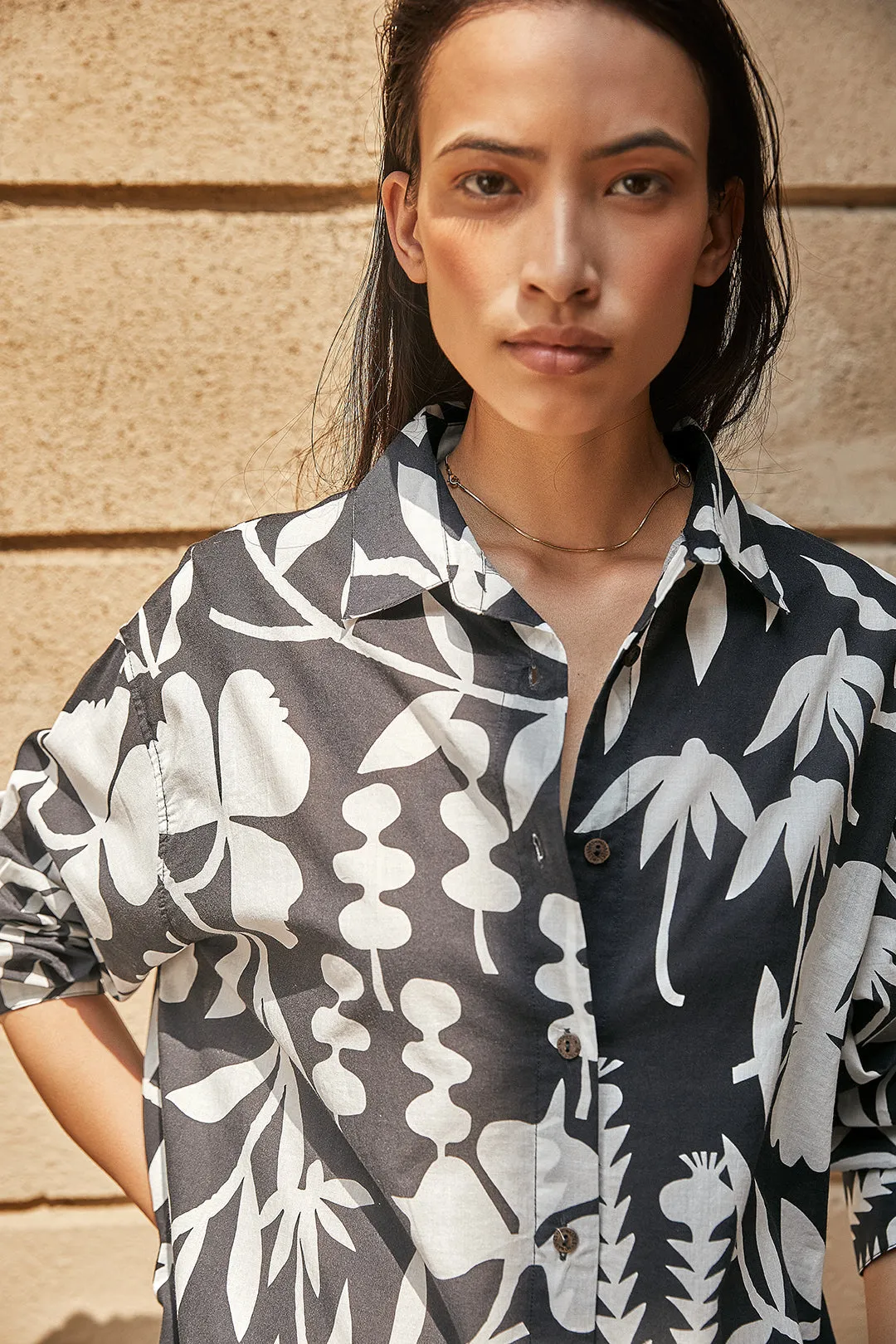 Monochrome Oversized Shirt