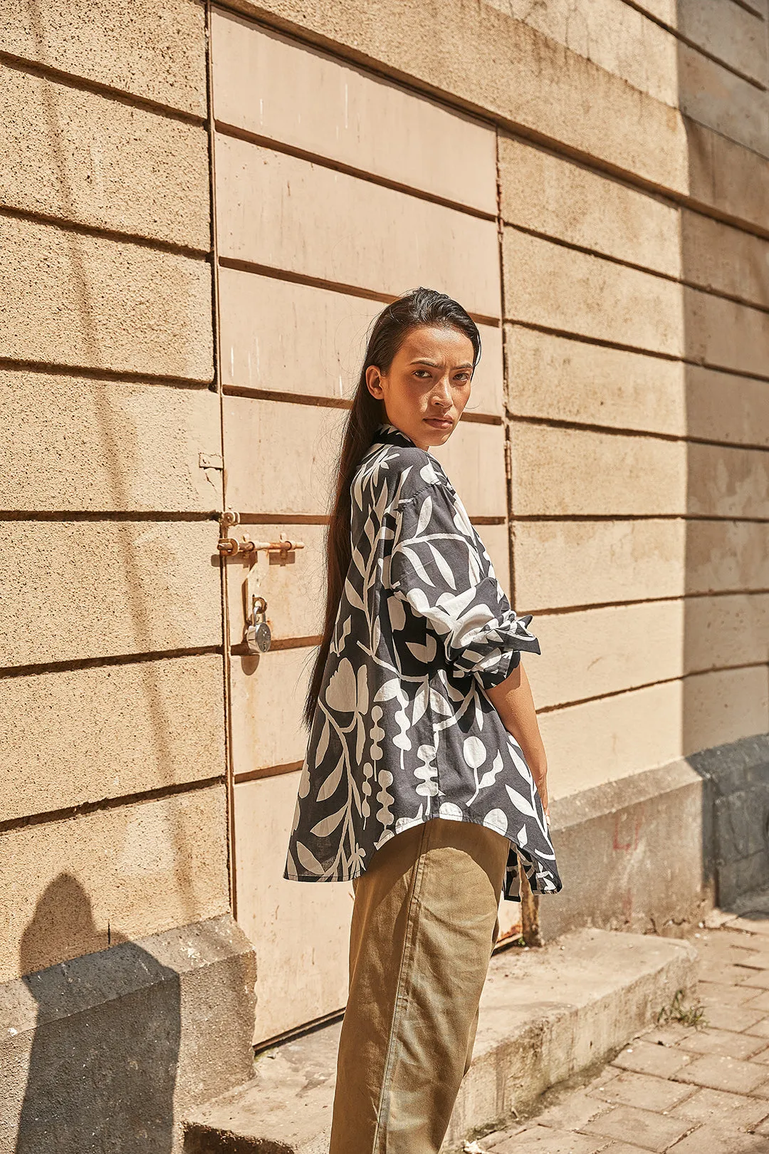 Monochrome Oversized Shirt