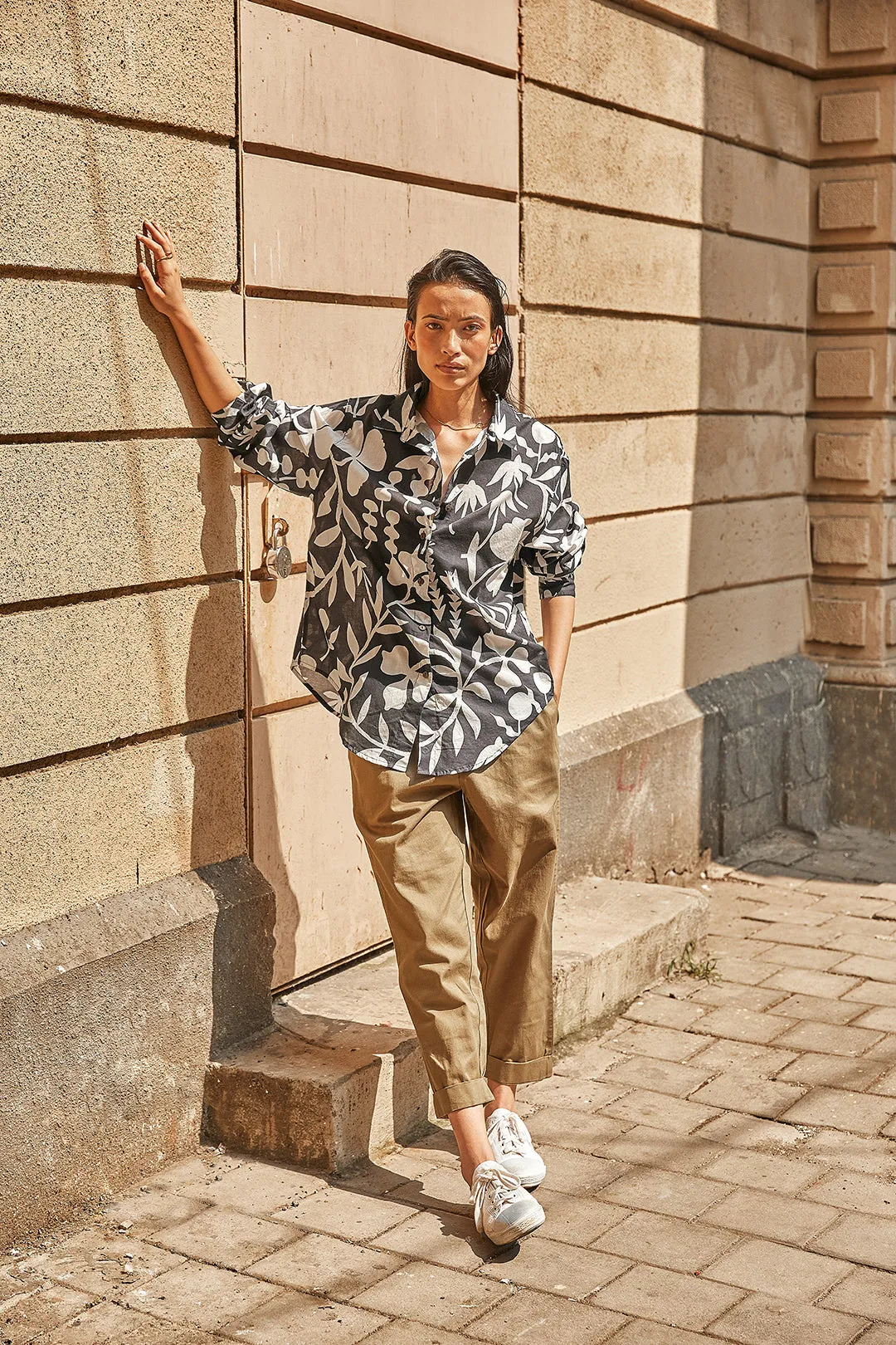 Monochrome Oversized Shirt