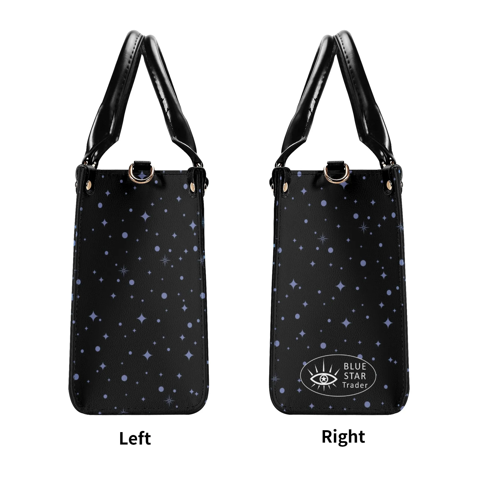 Moon Flowers #1 Luxury Womens PU Leather Handbag
