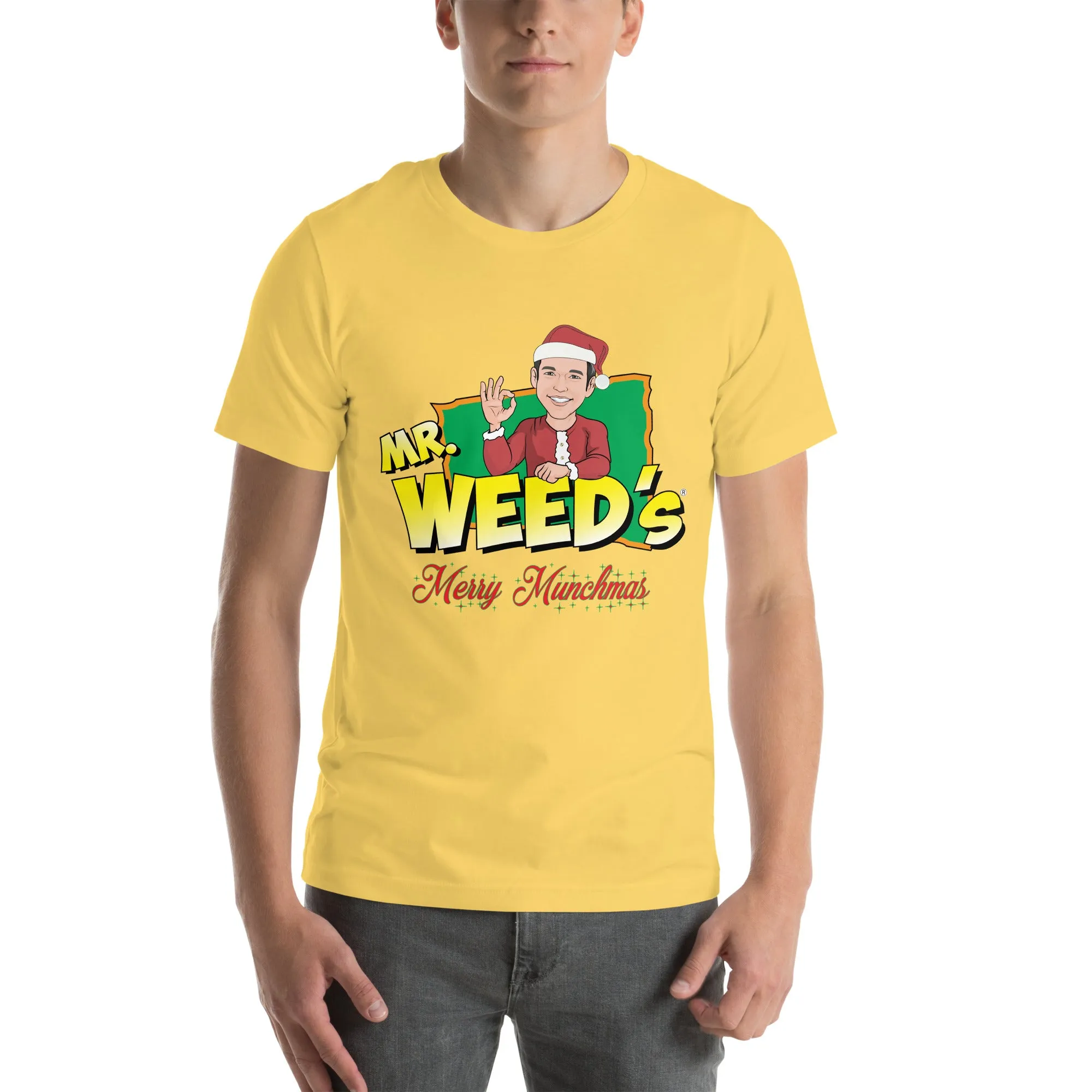 Mr. Weed's: Merry Munchmas (Short sleeve t-shirt)