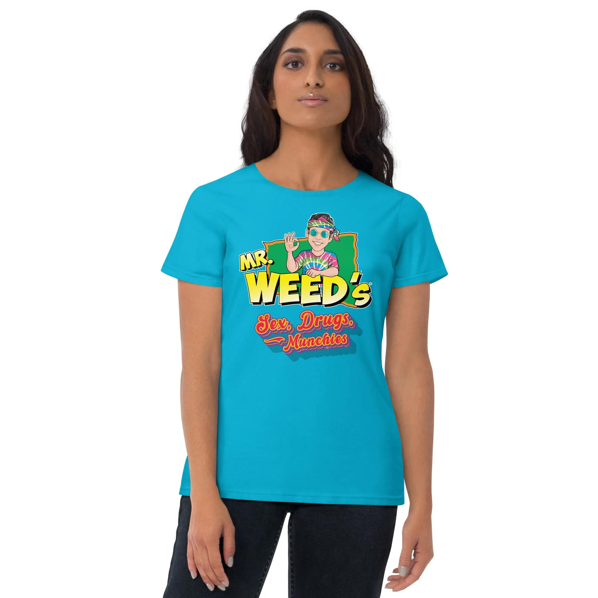 Mr. Weed's: Sex, Drugs, & Munchies (Women's short sleeve t-shirt)