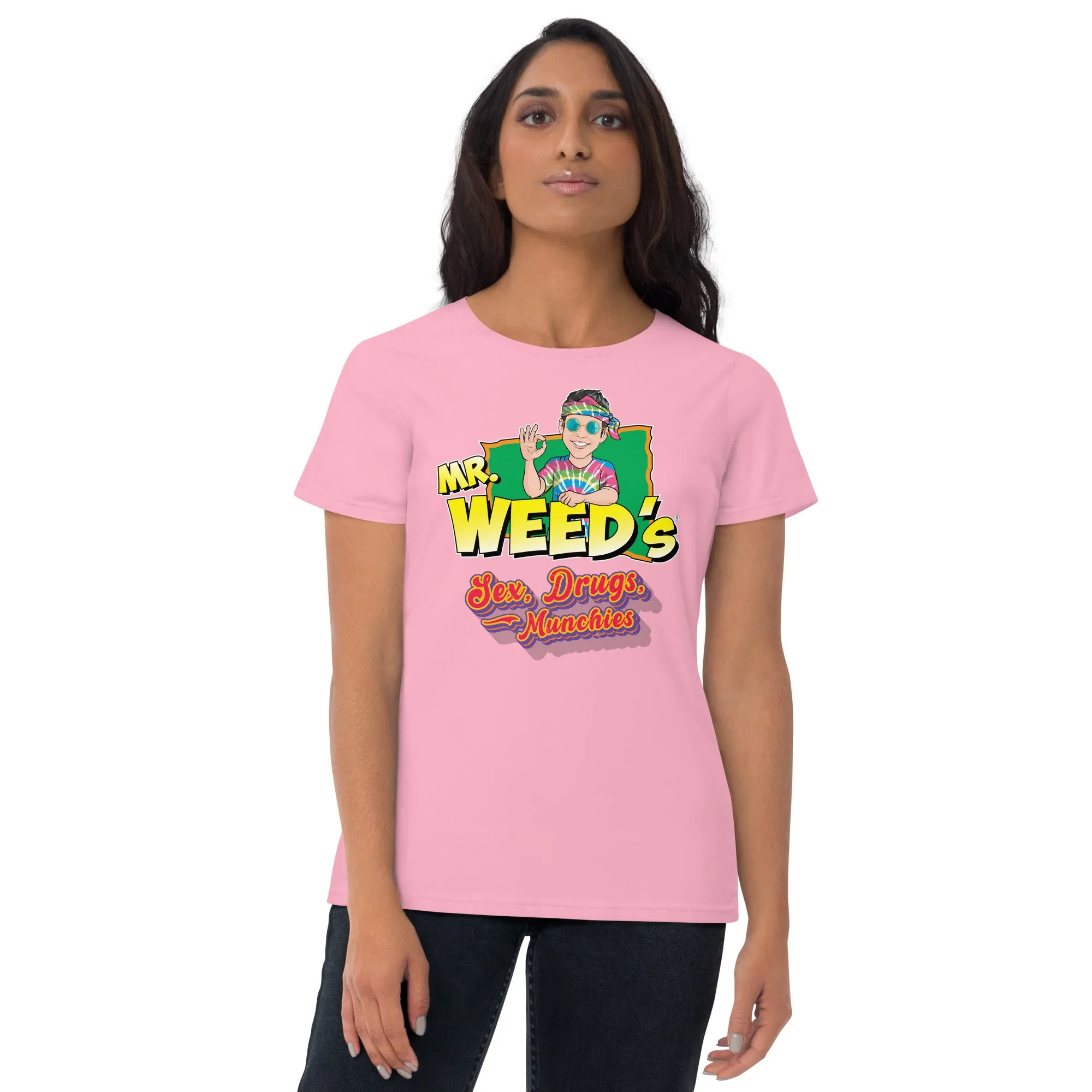 Mr. Weed's: Sex, Drugs, & Munchies (Women's short sleeve t-shirt)