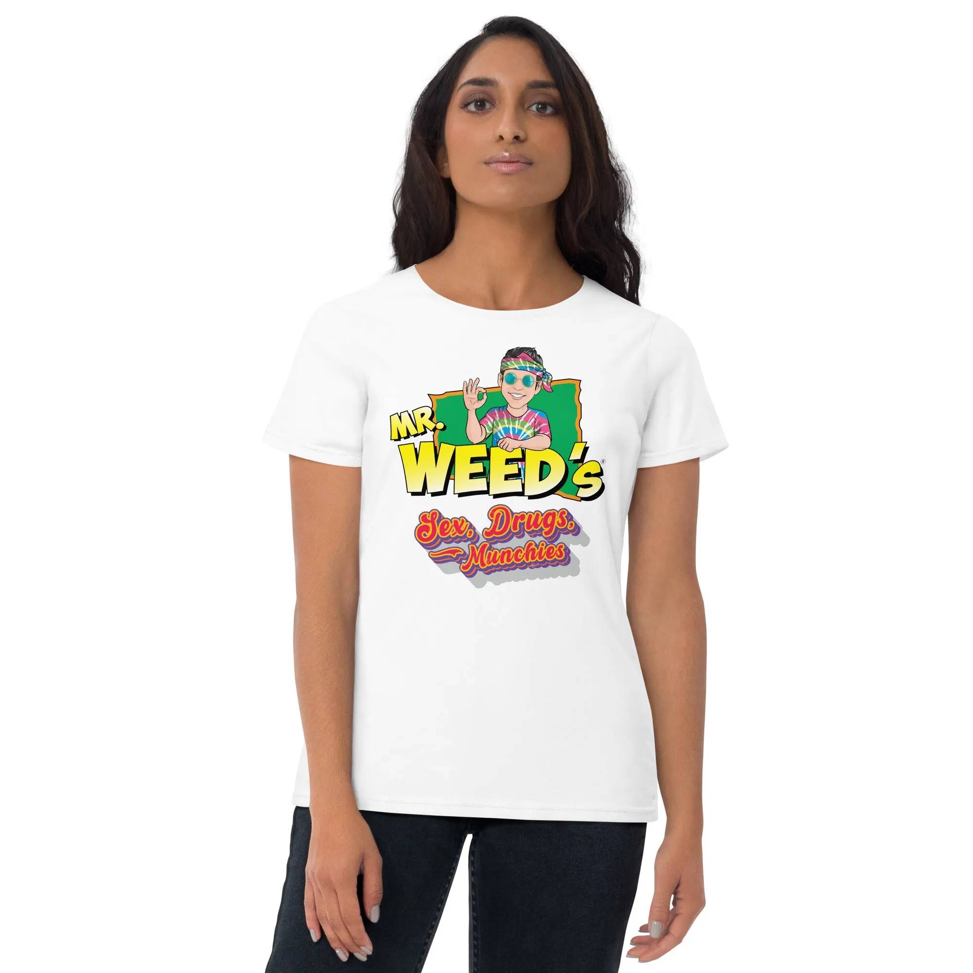 Mr. Weed's: Sex, Drugs, & Munchies (Women's short sleeve t-shirt)