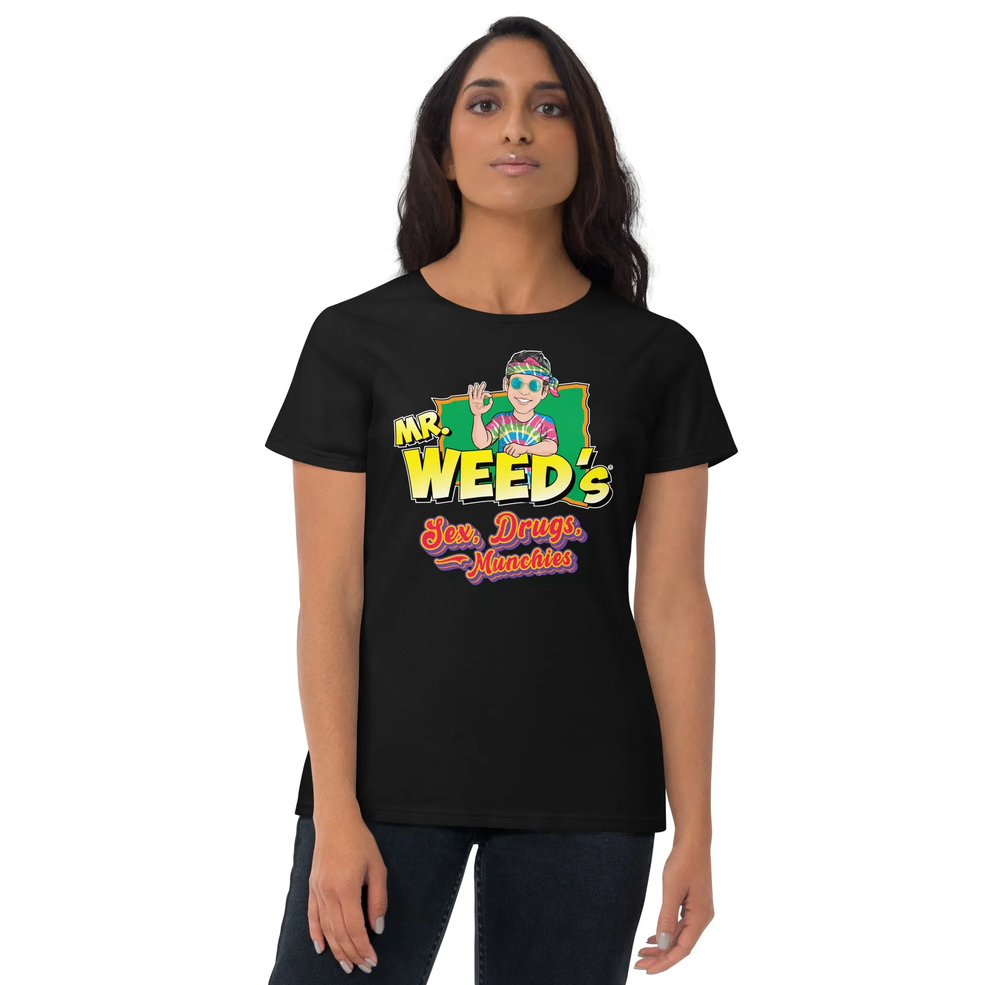 Mr. Weed's: Sex, Drugs, & Munchies (Women's short sleeve t-shirt)