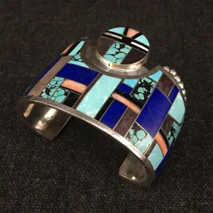 Native American Indian Zuni Cuff Bracelet by Yazzie