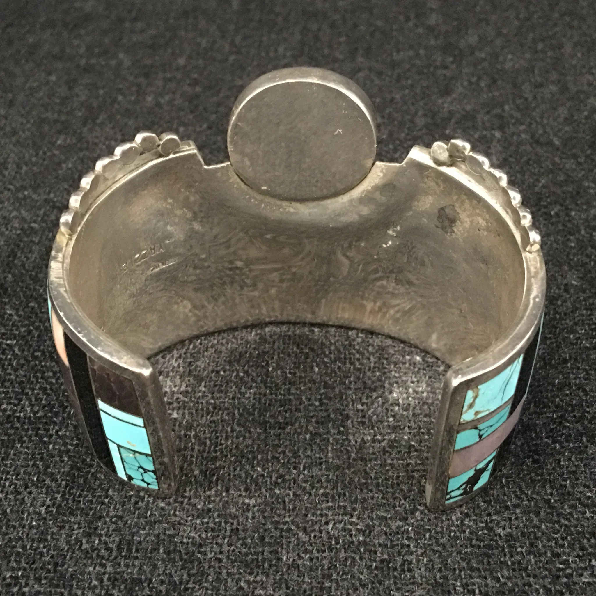 Native American Indian Zuni Cuff Bracelet by Yazzie
