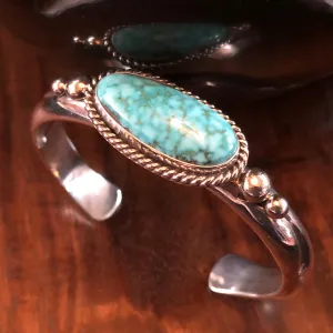 Native American Turquoise Bracelet by Albert Lee