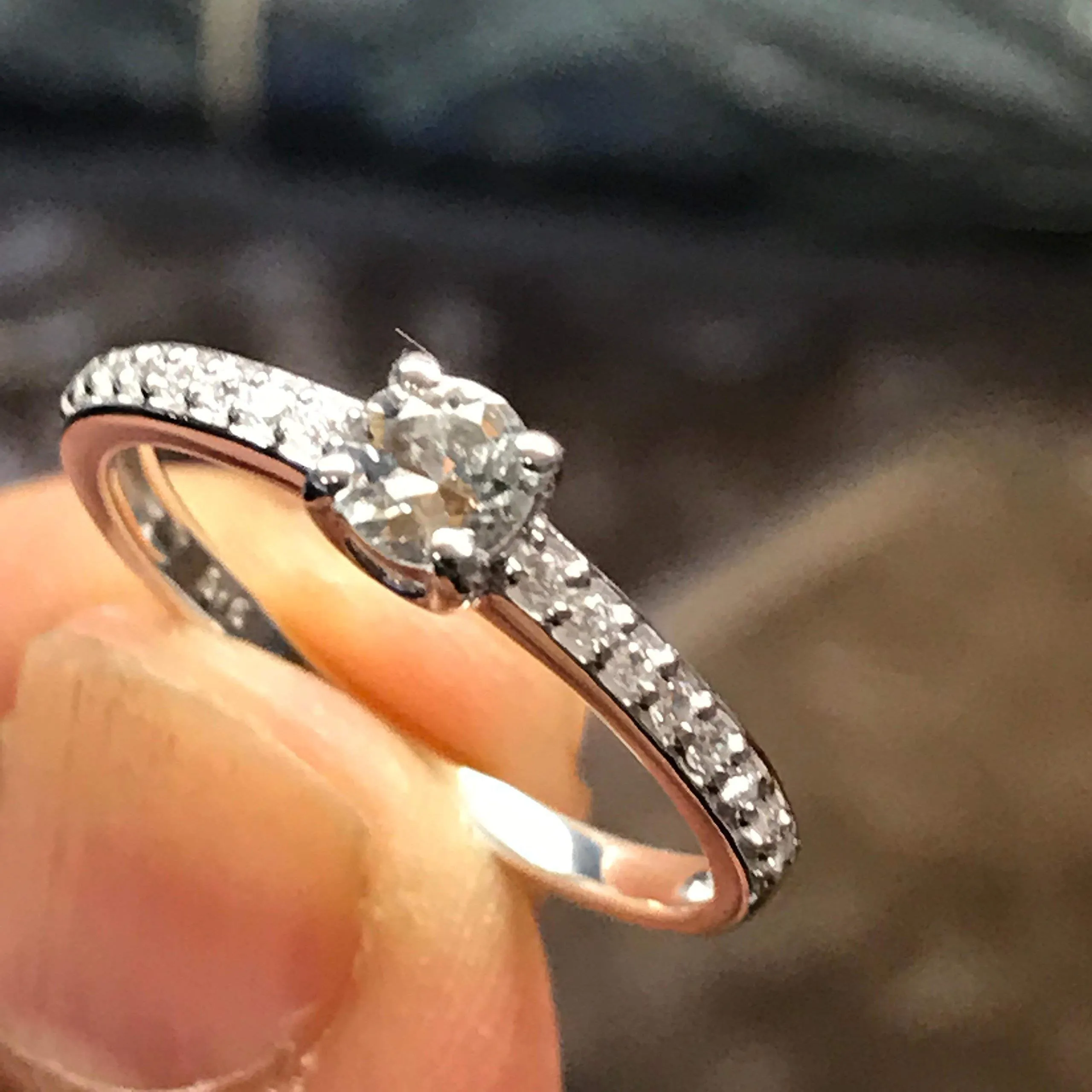 Natural Aquamarine 925 Solid Sterling Silver Engagement Ring Size 6, 7, 8, 9