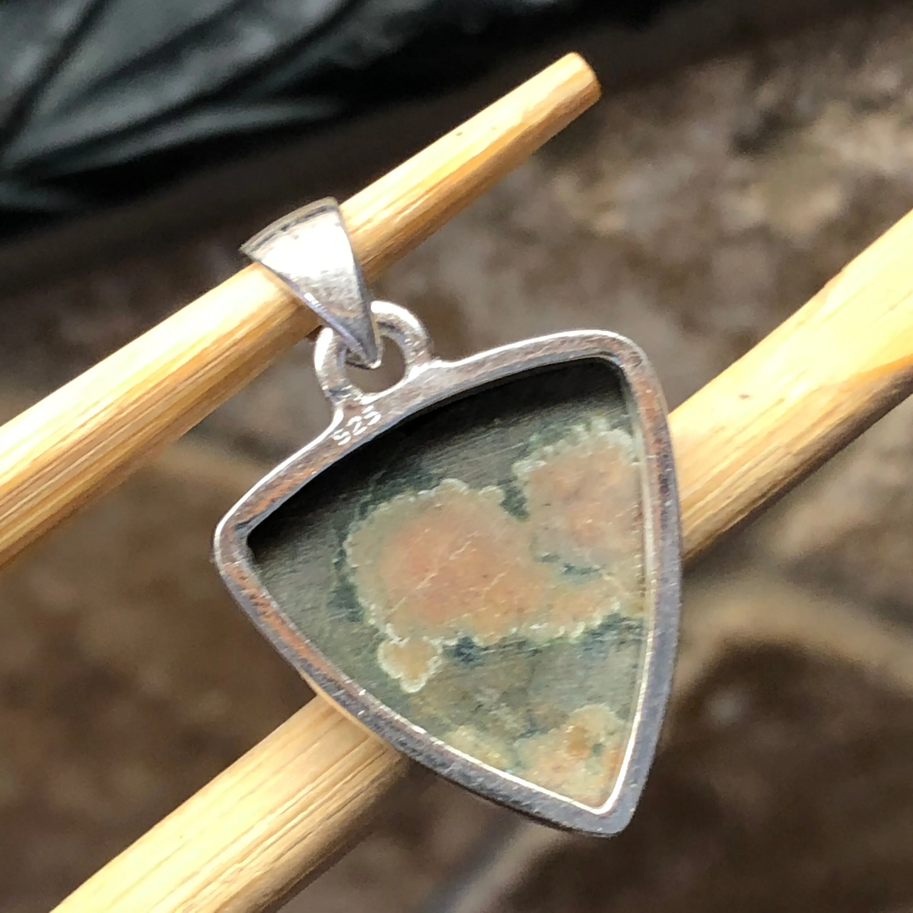 Natural Australian Rhyolite Pendant Necklace