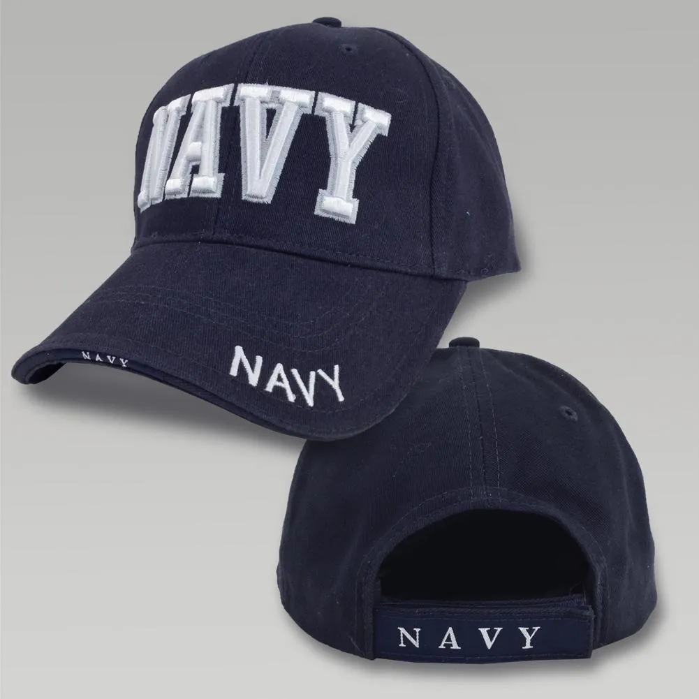 Navy 3D Block Hat