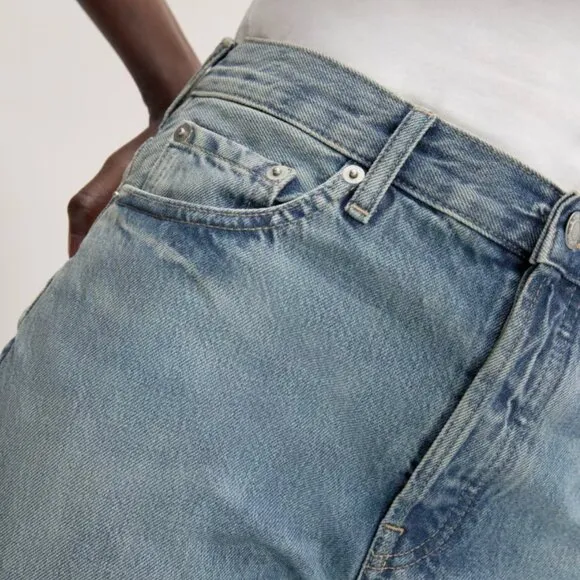 NEW Everlane The 90s Cheeky Jean Womens 28 Vintage Mid Blue Denim