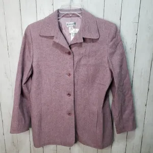 New! Vintage Pendleton Women's Dusty Rose Virgin Wool  Lambswool Jacket Size 14.