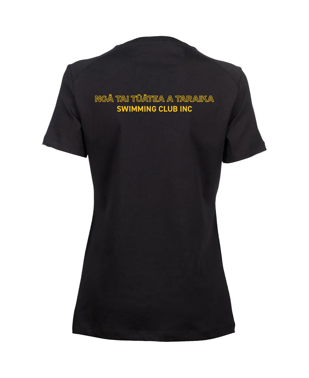 Ngā Tai Tūātea A Taraika Women's Panel T-Shirt - Black