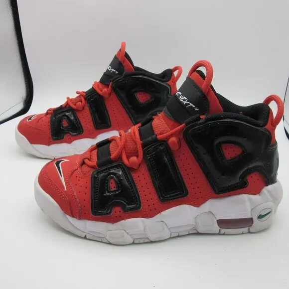 Nike Air More Uptempo GS Mid I Got Next Red Sneakers DV2205-600 Youth 5.5