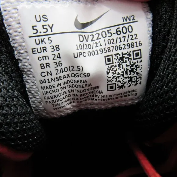 Nike Air More Uptempo GS Mid I Got Next Red Sneakers DV2205-600 Youth 5.5