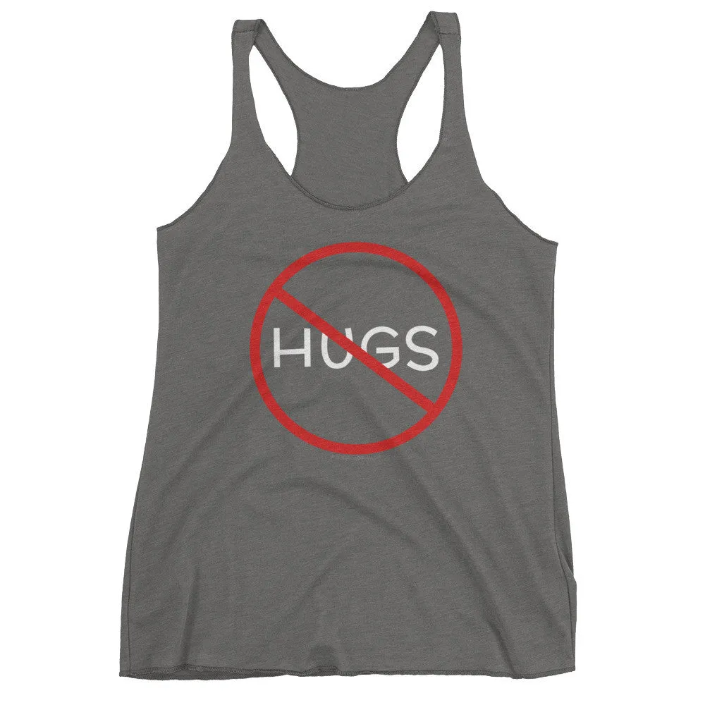 No Hugs Personal Space Racerback Tank Top