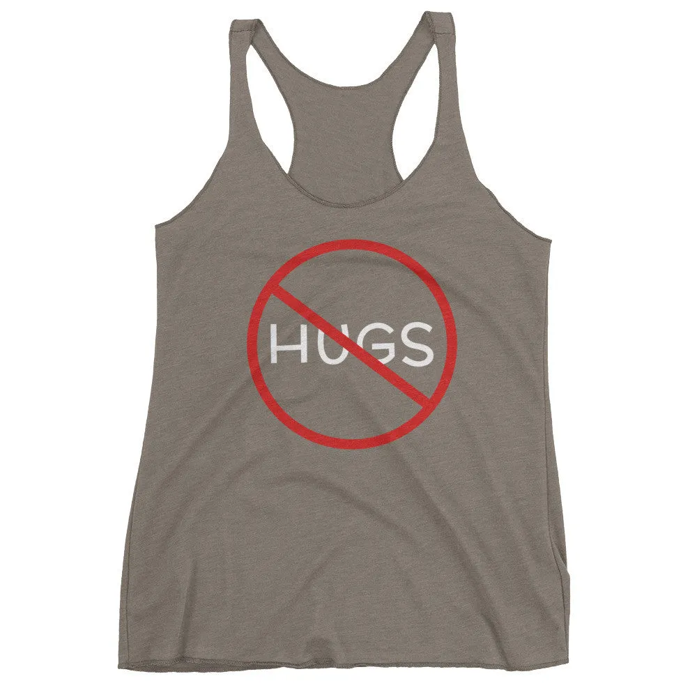 No Hugs Personal Space Racerback Tank Top