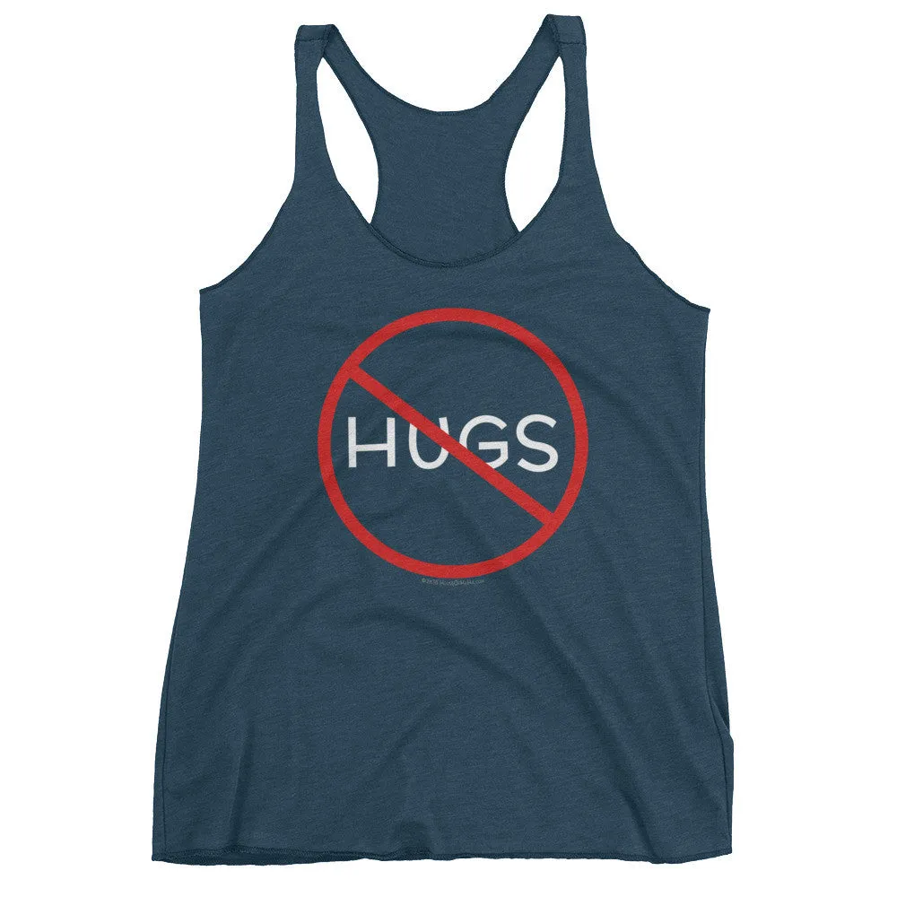 No Hugs Personal Space Racerback Tank Top