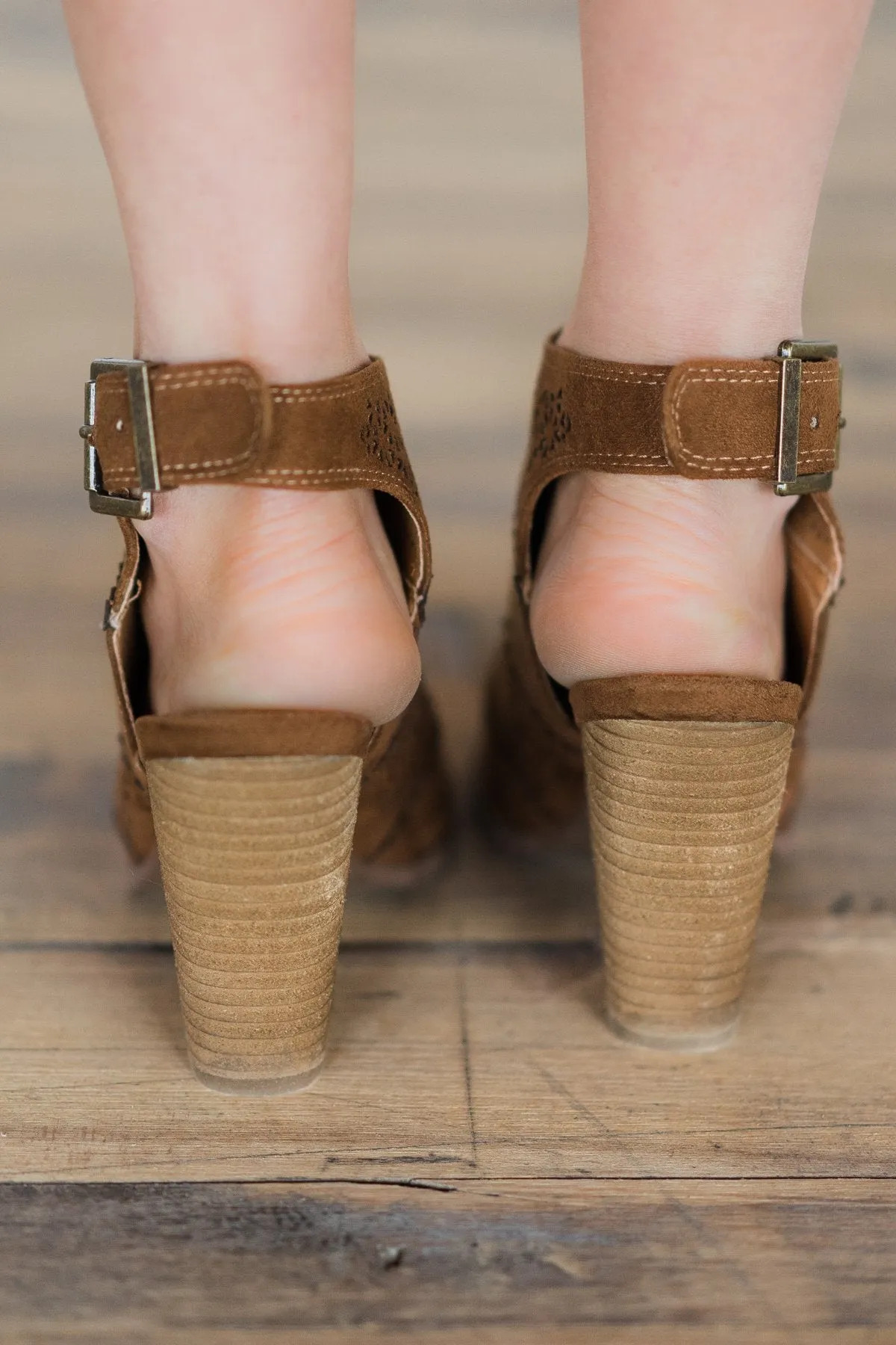 Not Rated Girl B Flossin Booties ~ Tan