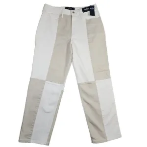 NWT Hollister Women's Two-Tone Ultra High Rise Vintage Straight Leg Jeans Sz 31‎