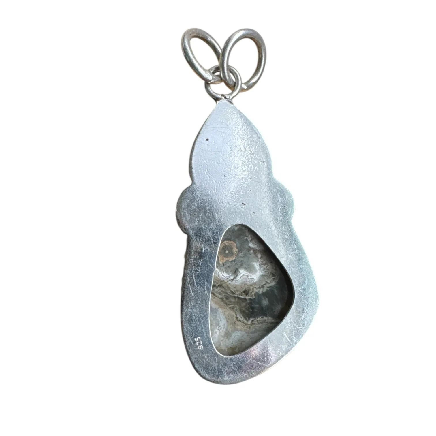 Ocean Jasper Solid 925 Sterling Silver Pendant