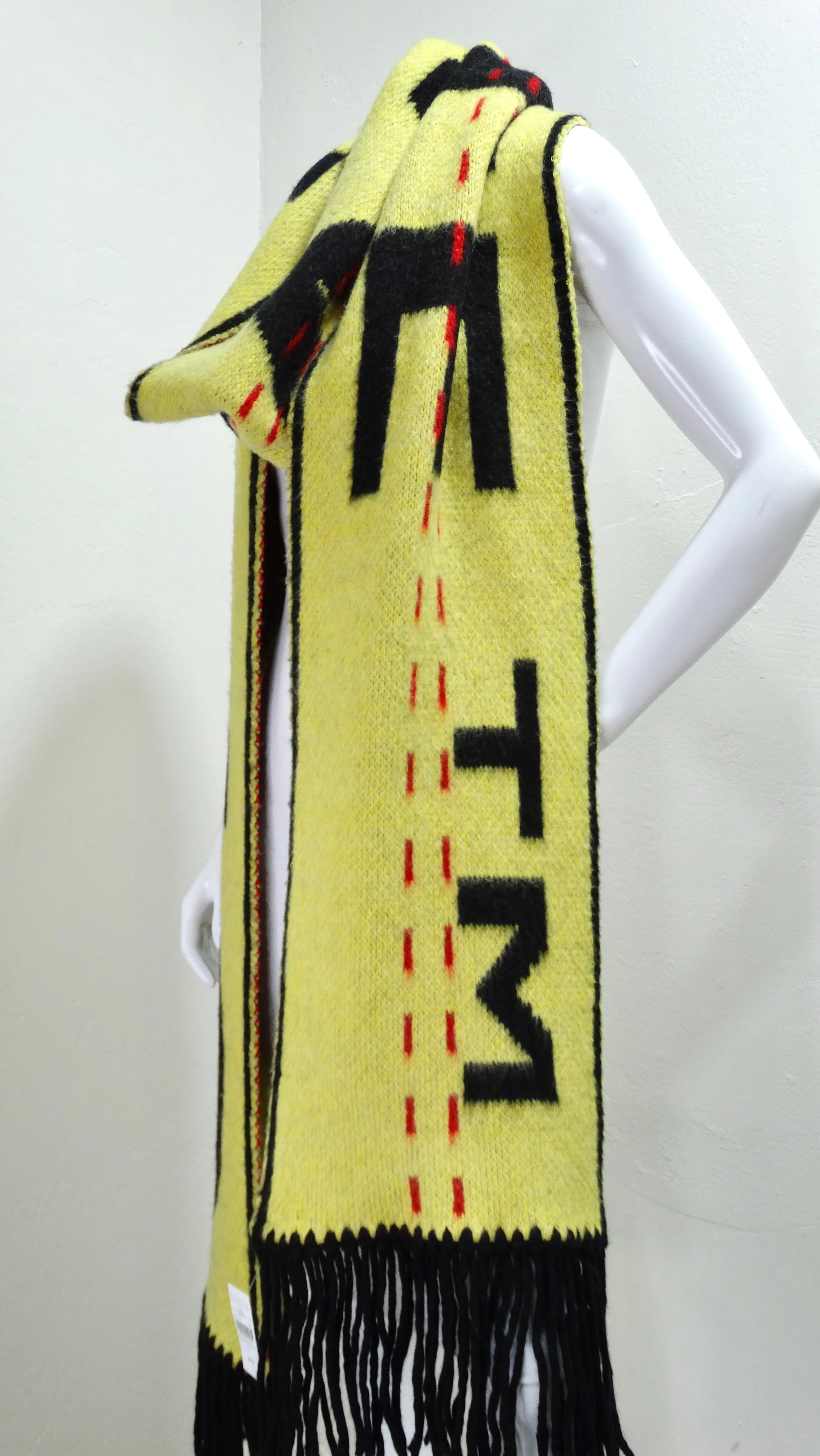OFF-WHITE C/O VIRGIL ABLOH Knit Wool Scarf